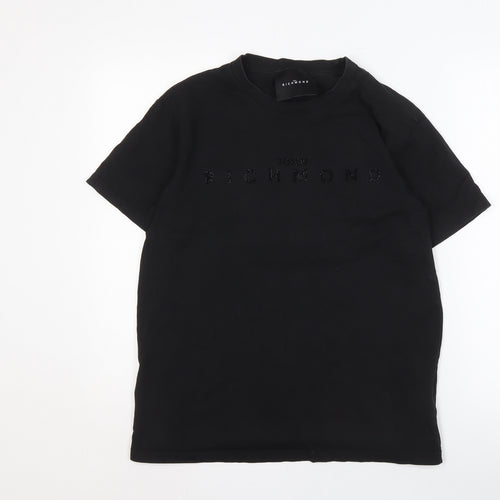 John Richmond Men's Black Crew Neck T-Shirt Size S