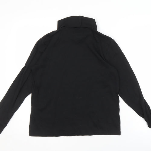 Mountain Warehouse Women's Black Mock Neck Sweatshirt Size 14