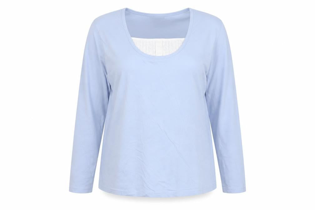 Damart Women’s Blue Cotton T-Shirt Size 18/20