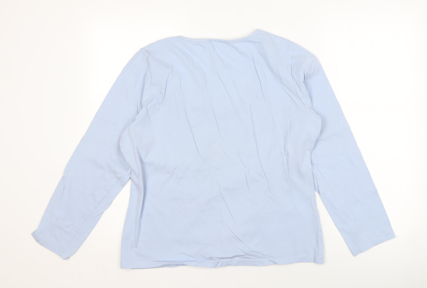 Damart Women’s Blue Cotton T-Shirt Size 18/20