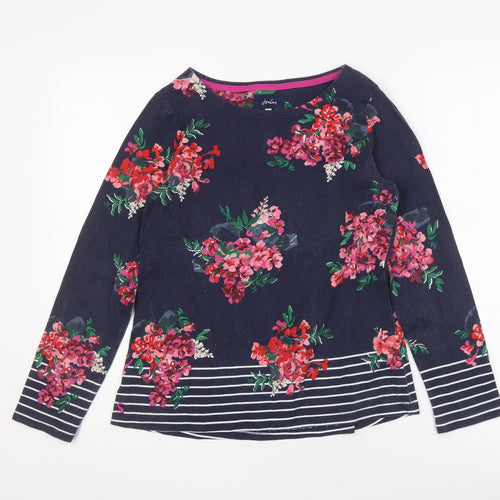 Joules Women’s Blue Floral T-Shirt Size 8