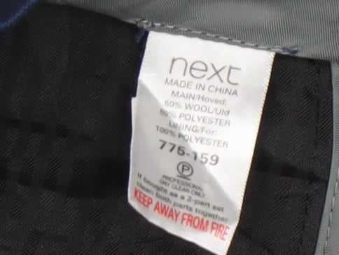 Next Men's Blue Long Suit 42L/34L 2 Piece Formal Elegant