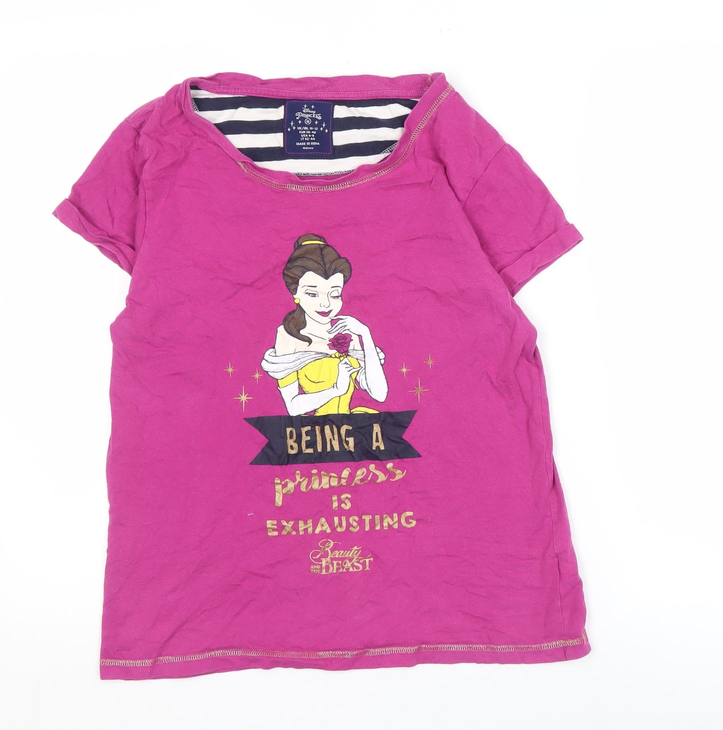 Disney Princess Women’s Pink T-Shirt Nightshirt M