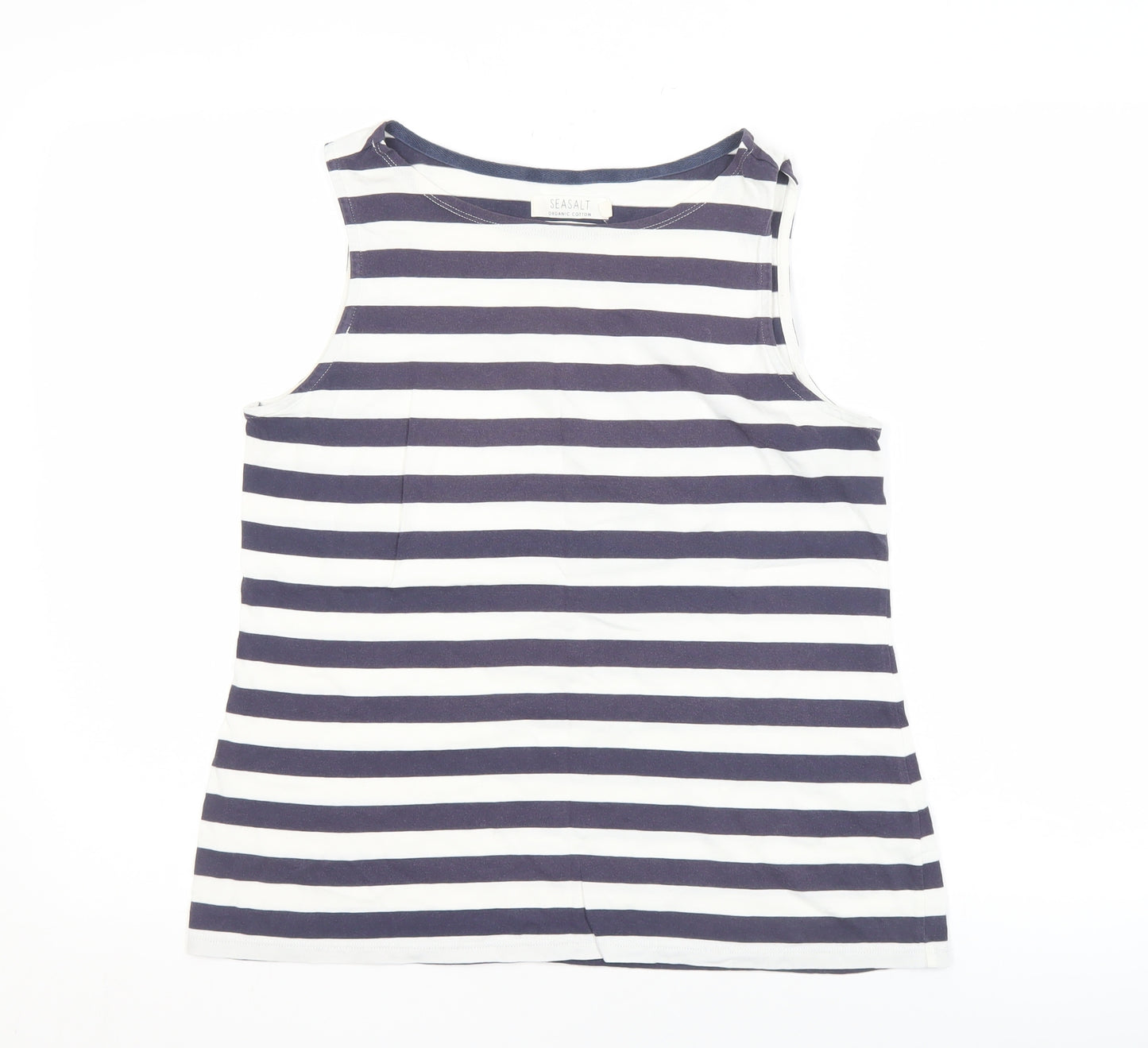Seasalt Women's Stripe Cotton Tank Top UK 12