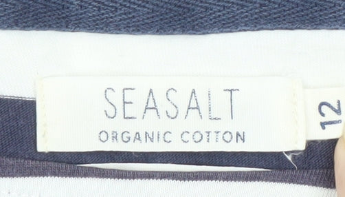 Seasalt Women's Stripe Cotton Tank Top UK 12