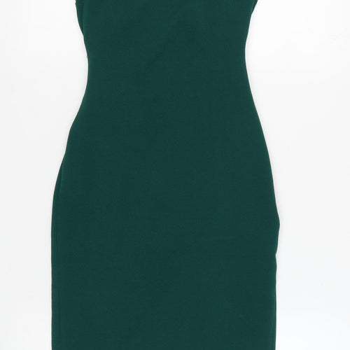 PrettyLittleThing Women Green Bodycon Midi Dress