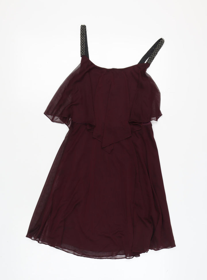 New Look Women's Purple Sleeveless Strappy Dress