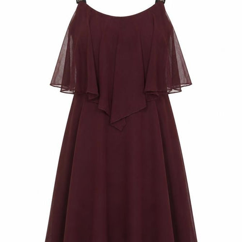 New Look Women's Purple Sleeveless Strappy Dress