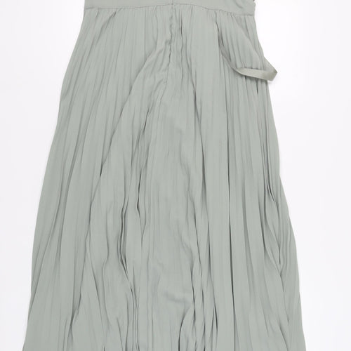 ASOS DESIGN Women's Green Maxi Dress - Size 16