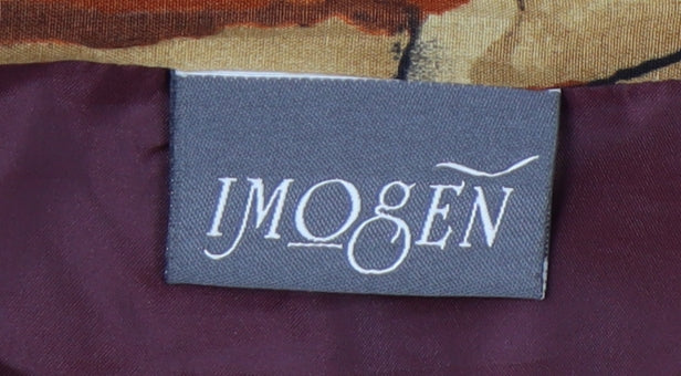 Imogen Women's Multicoloured Pleated Midi Skirt - Size 12