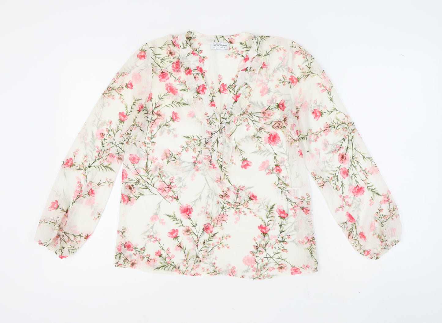 Style Chart Women's Multicoloured Floral Blouse Size 8