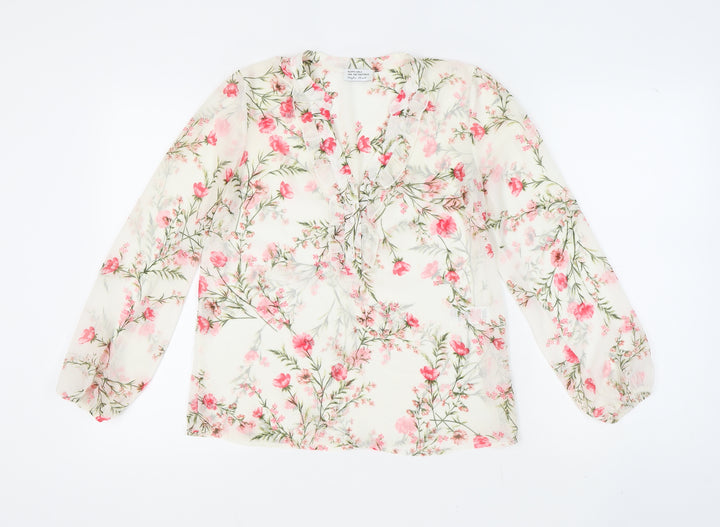 Style Chart Women's Multicoloured Floral Blouse Size 8