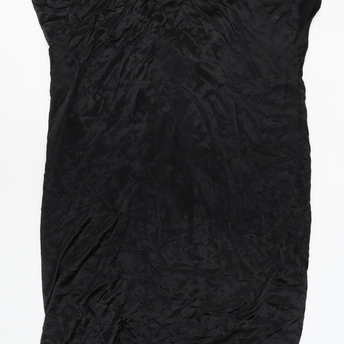 Zara Women's Black Beaded Dress Size 8
