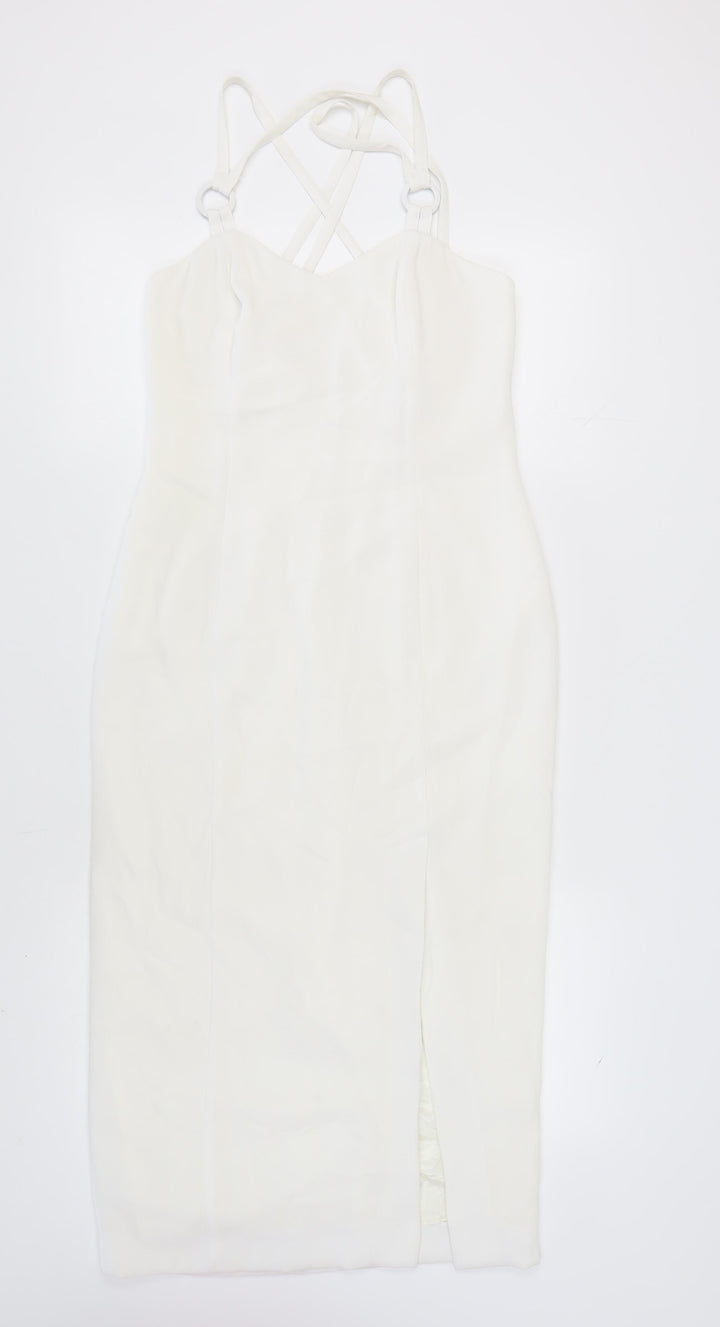 Gerald McCann White Dress Women's Size 12 Sleeveless