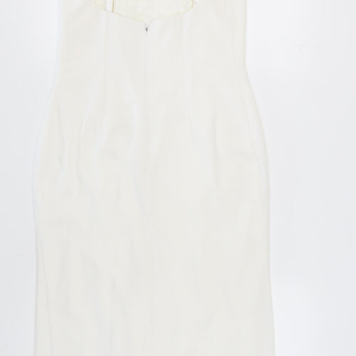 Gerald McCann White Dress Women's Size 12 Sleeveless