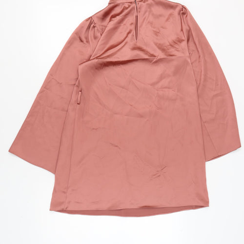River Island Pink Long Sleeve Women's Dress Size 12