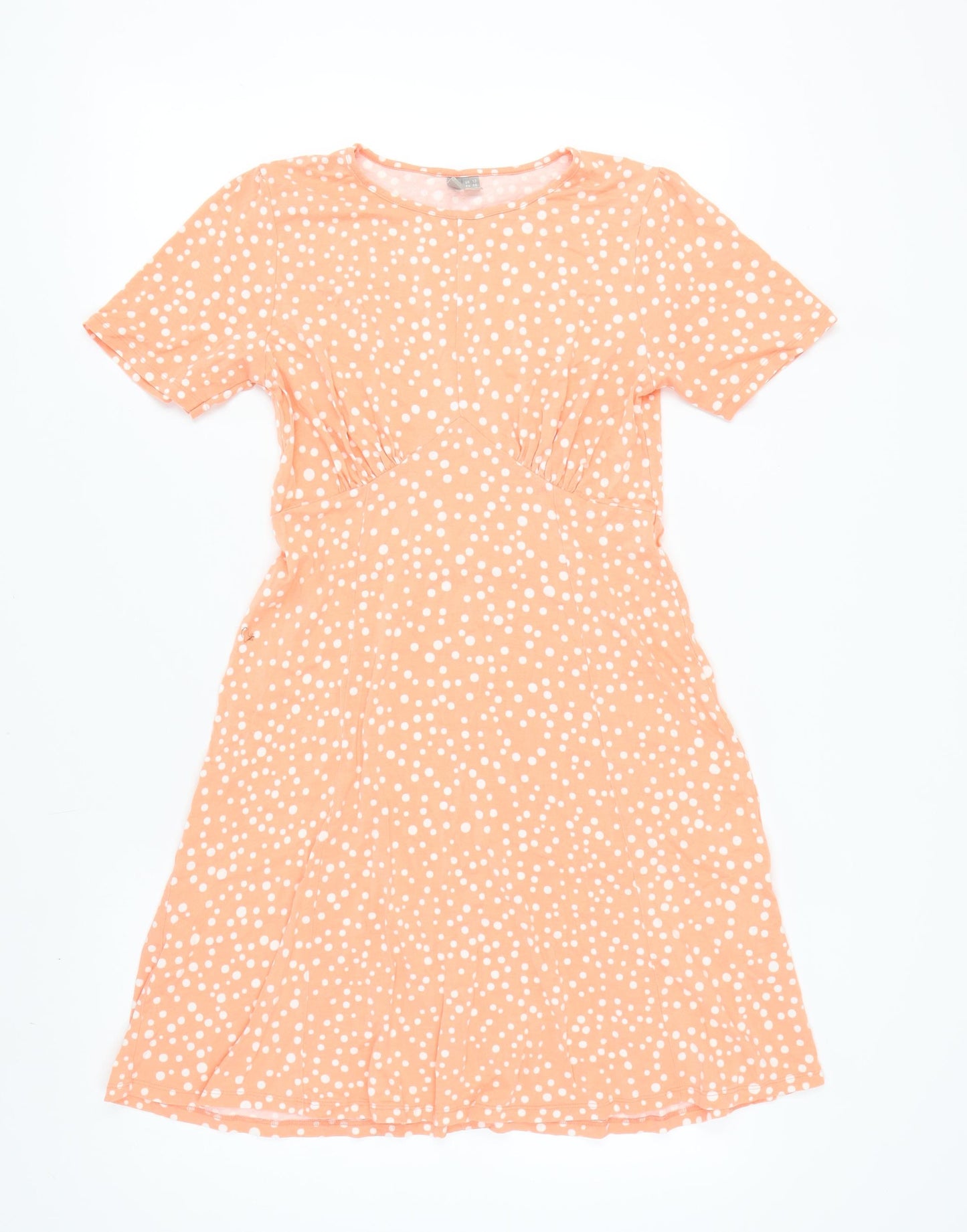 ASOS Women's Orange Polka Dot Dress Size 12