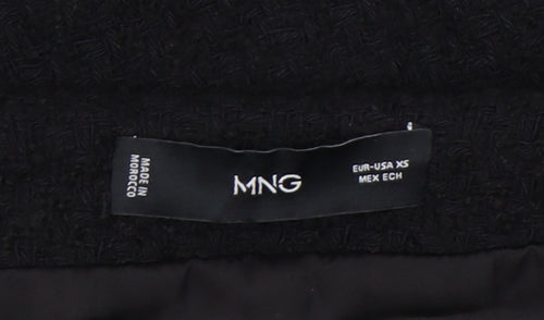MNG Women’s Black Pencil Skirt XS Cotton Blend