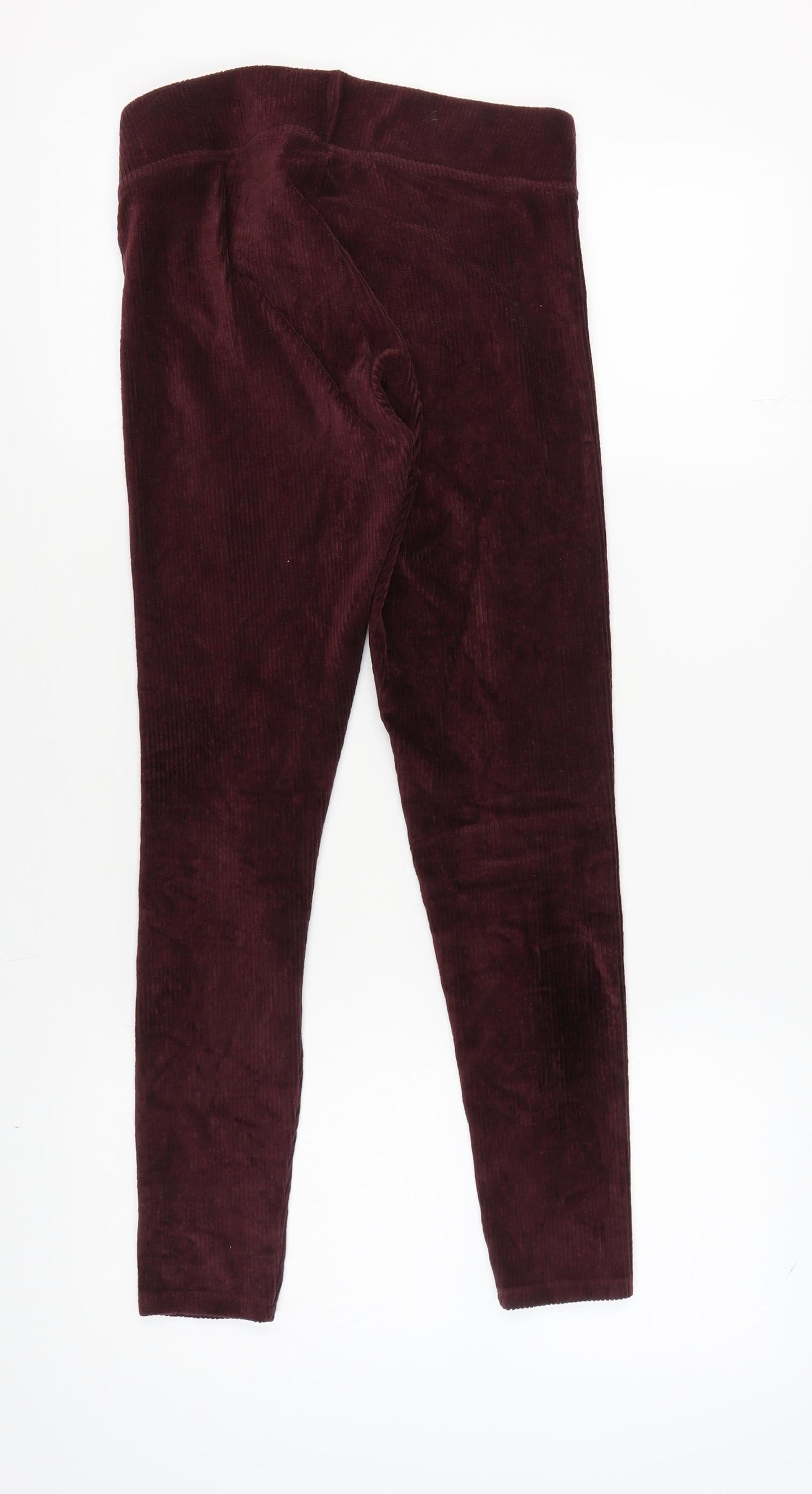 Marks and Spencer Purple Women's Corduroy Leggings Size 12