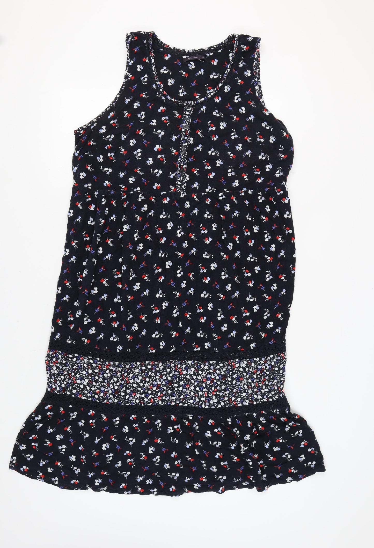 Marks and Spencer Women's Multicoloured Floral Dress