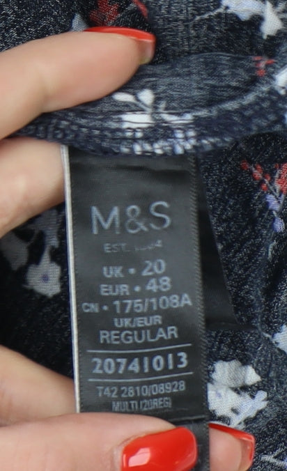 Marks and Spencer Women's Multicoloured Floral Dress