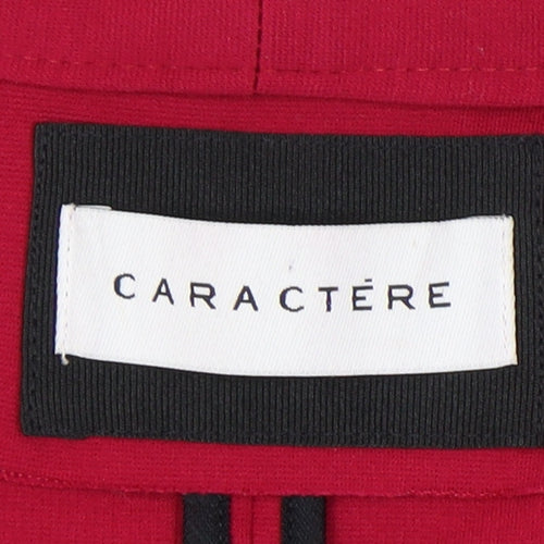 Caractère Red Women's Blazer, Size 16, One-Button, Formal