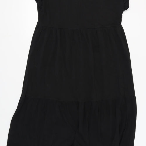 New Look Women's Black Short Sleeve Shift Dress
