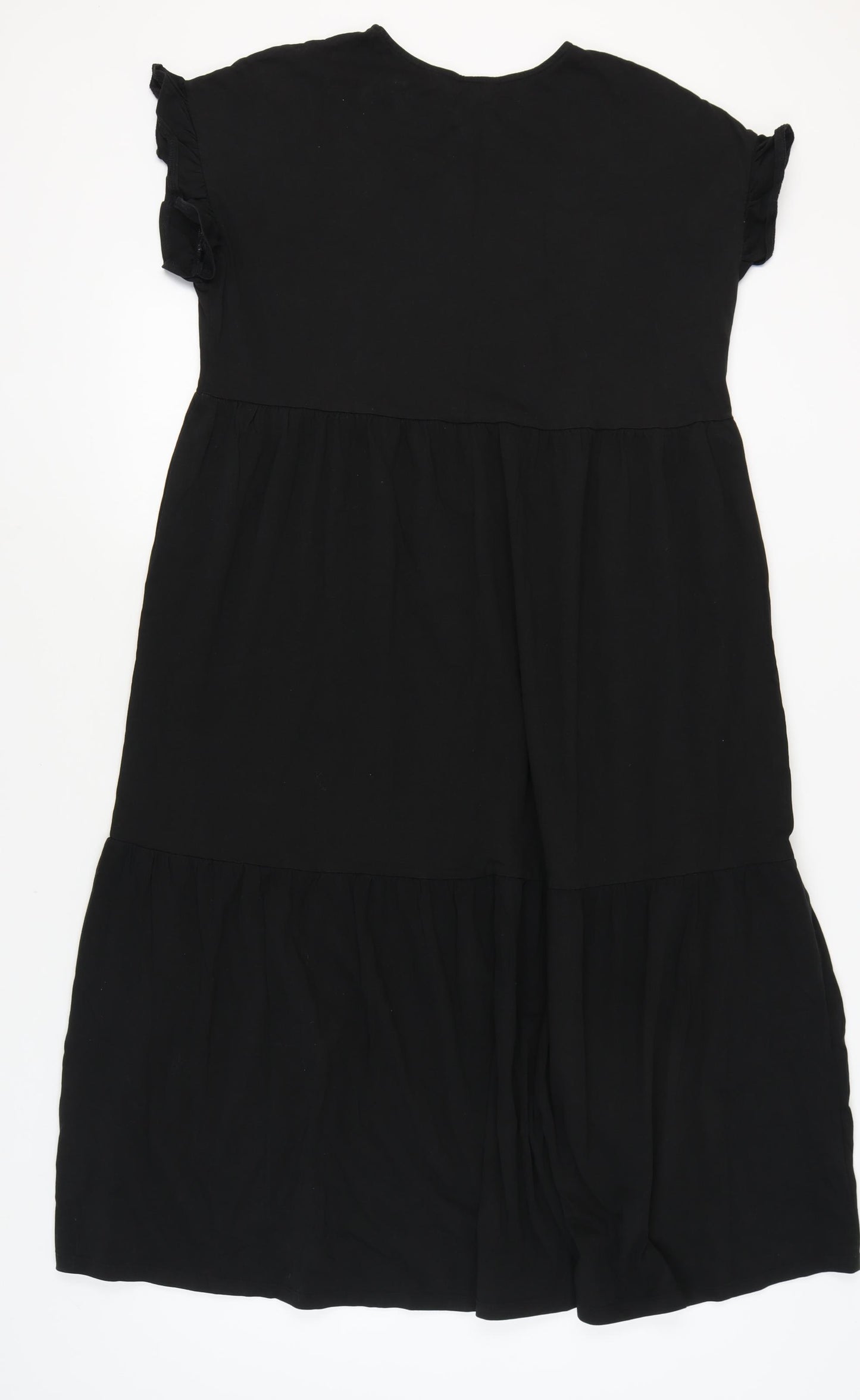 New Look Women's Black Short Sleeve Shift Dress