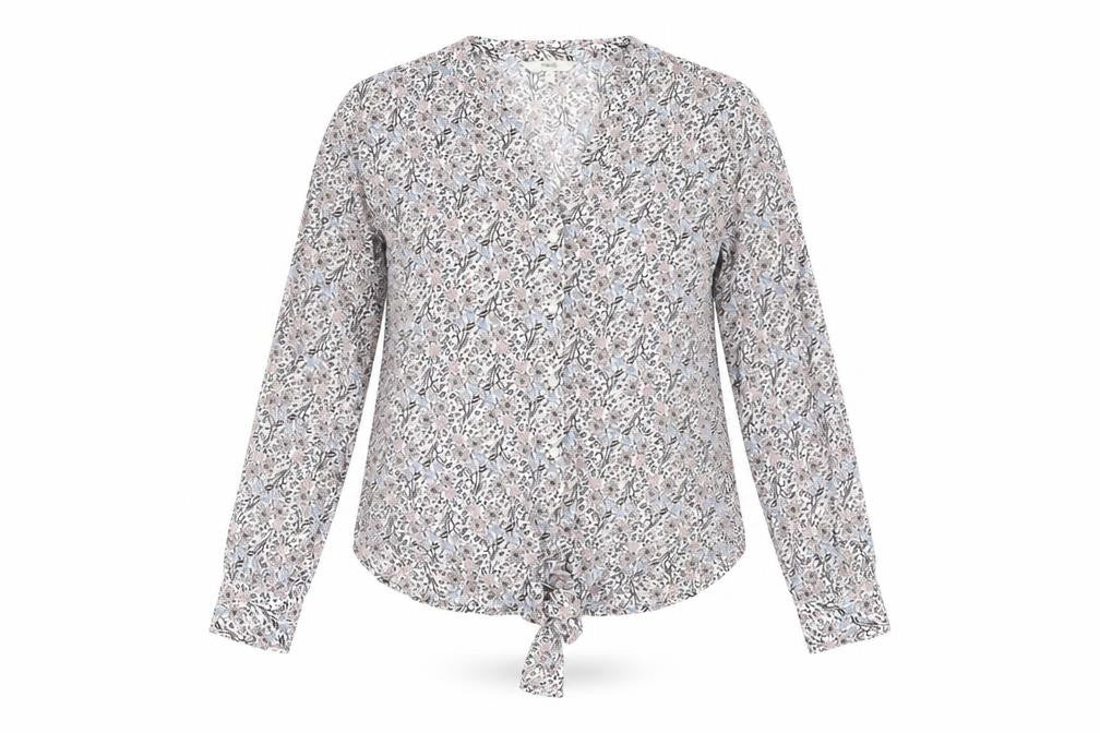 Front view of Next Women's Multicoloured Floral Blouse -, size 10