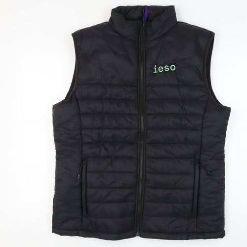 Henbury Men's Black XL Puffer Waistcoat