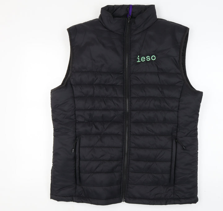 Henbury Men's Black XL Puffer Waistcoat