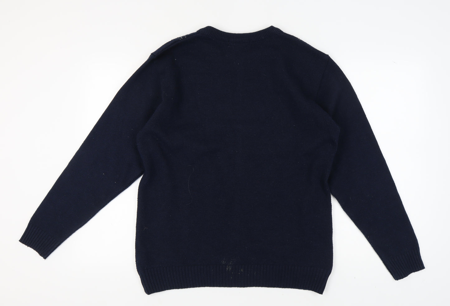 Christopher Knight Men's XL Blue Argyle Pullover Jumper