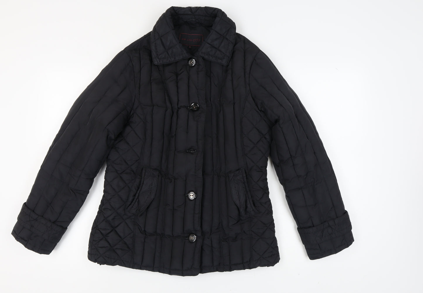 Marks and Spencer Women's Black Quilted Jacket M