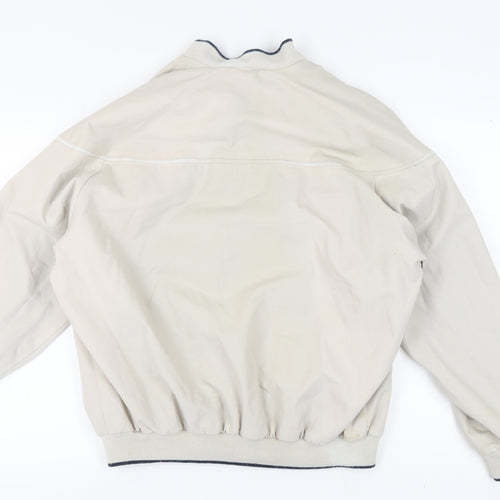 St Michael Men's Beige Bomber Jacket Medium 38-40"