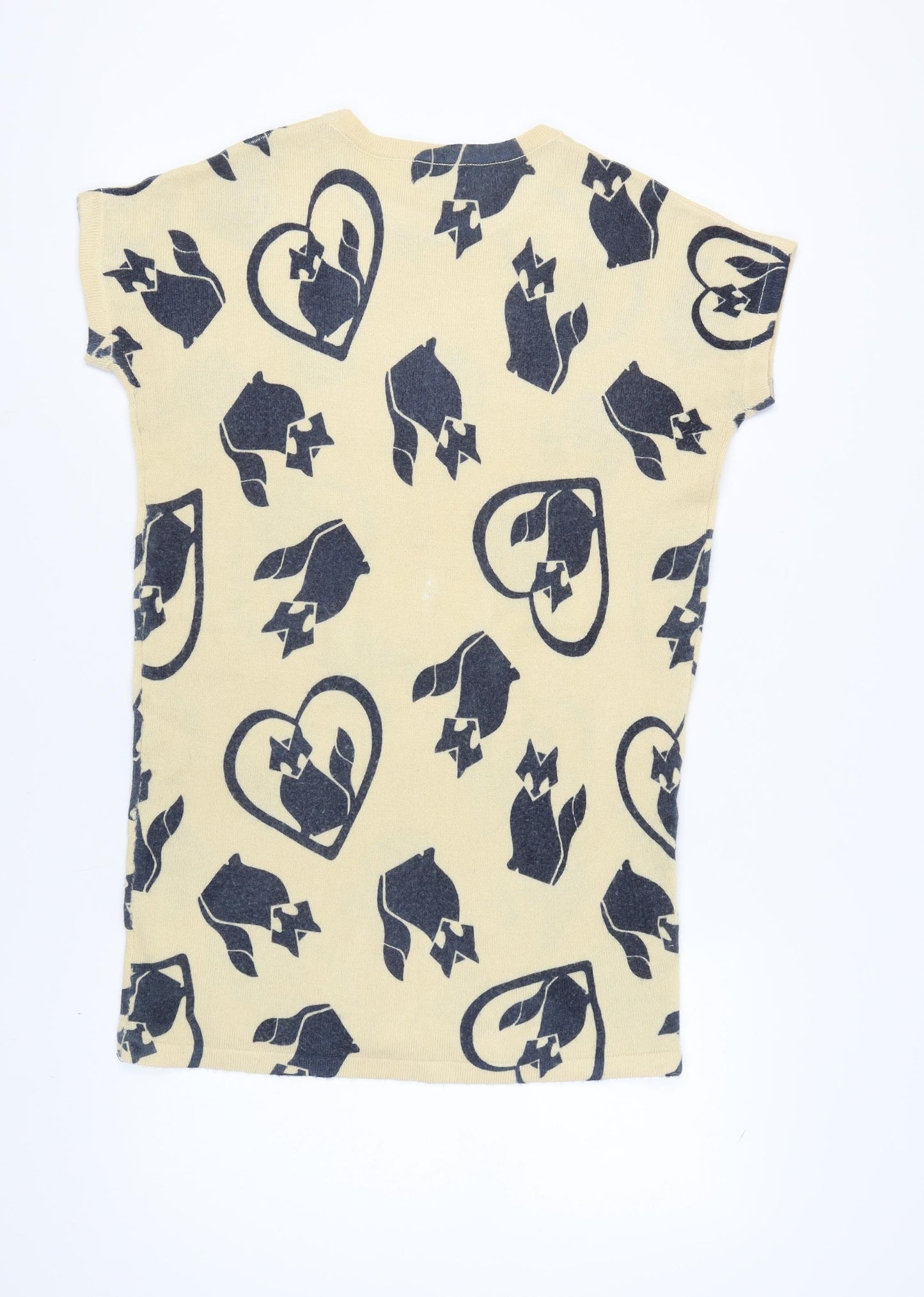 River Island Beige Animal Print T-Shirt Dress Teens Size 14