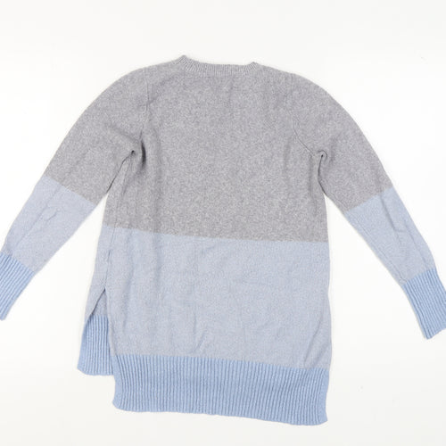 Oasis Women's Grey Pullover Jumper XS Relaxed Fit