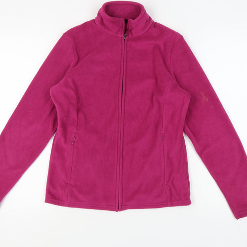 Marks and Spencer Women’s Pink Fleece Zip Jacket Size 12