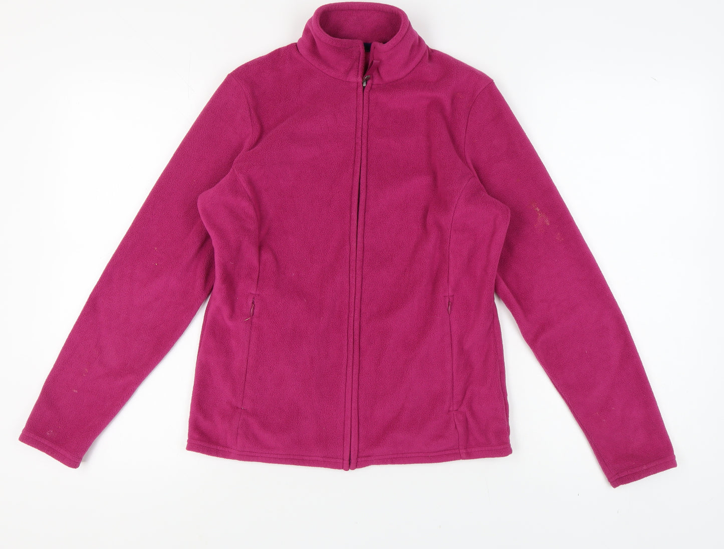Marks and Spencer Women’s Pink Fleece Zip Jacket Size 12