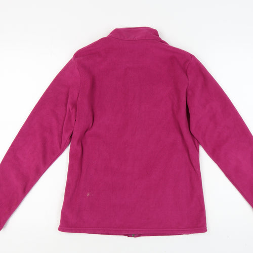 Marks and Spencer Women’s Pink Fleece Zip Jacket Size 12