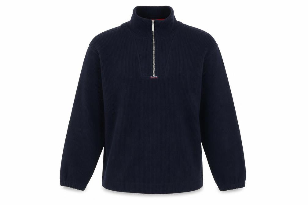 Front view of Maine New England Men's Blue Pullover Sweatshirt