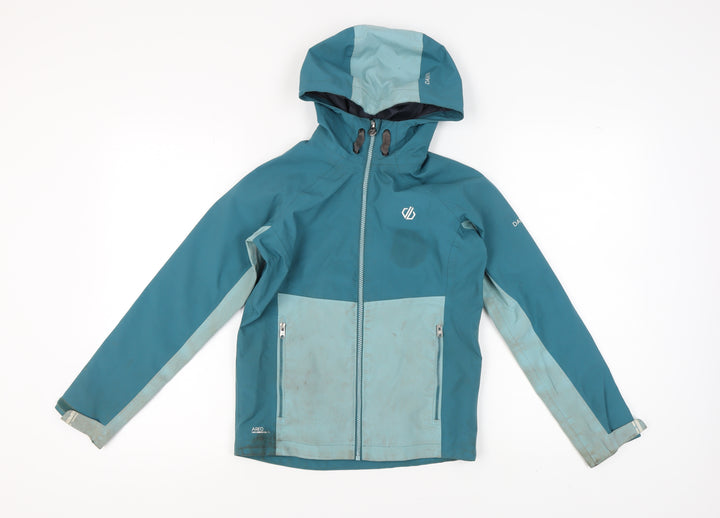 Dare 2b Boys Blue Waterproof Hooded Jacket 11-12 Years