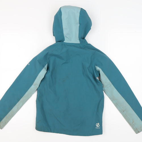 Dare 2b Boys Blue Waterproof Hooded Jacket 11-12 Years