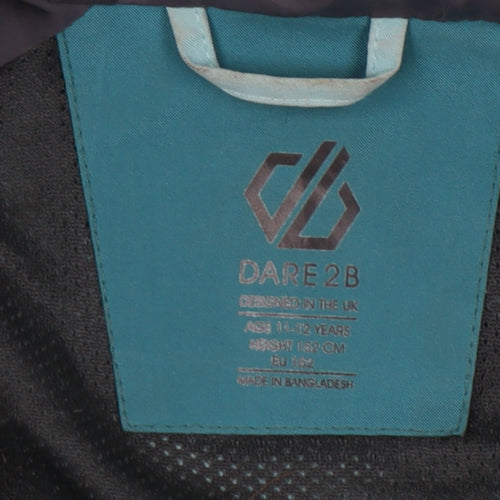 Dare 2b Boys Blue Waterproof Hooded Jacket 11-12 Years