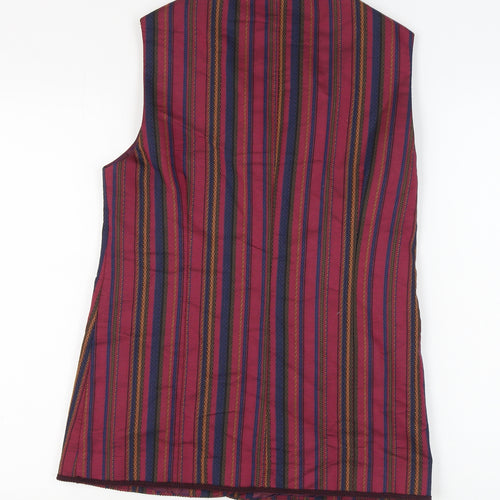 OuiSet Women's Multicoloured Striped Waistcoat Size 10