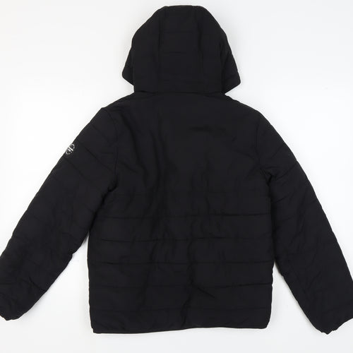 Abercrombie Kids Boys Black Puffer Jacket 15-16 Years