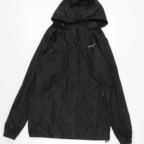 Gelert Unisex Black XS Lightweight Rain Coat