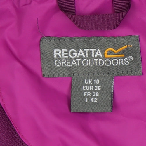 Regatta Women's Purple Windbreaker Jacket Size 10