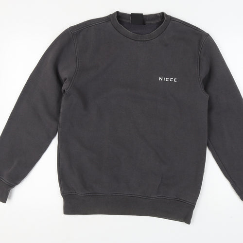 NICCE Men’s Black Logo Pullover Sweatshirt S