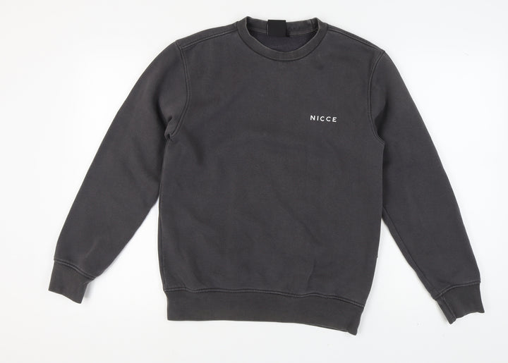 NICCE Men’s Black Logo Pullover Sweatshirt S