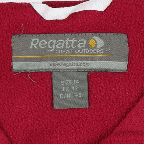 Regatta Women Red Pullover Sweatshirt Size 14
